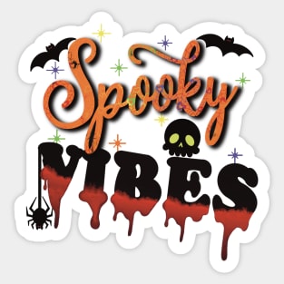 Spooky vibes Sticker